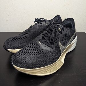 Nike ZoomX VaporFly Next% 3 Black Gold Running Shoes DV4129-001 Men's Size 8
